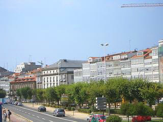 The marina front of the glass city