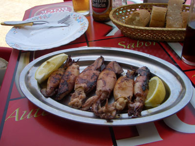 Typical Galician tapas