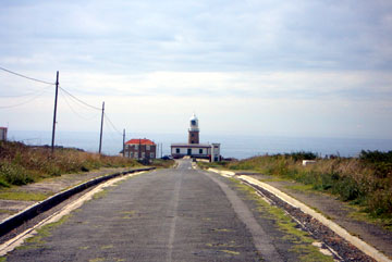 The view that you get as you approach the lighthouse