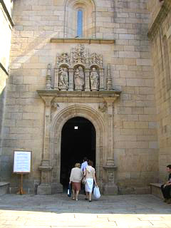 A procession on route to the basilica de Santa Maria a Maior