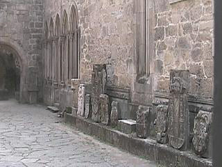 Head stones at St. Domingos church